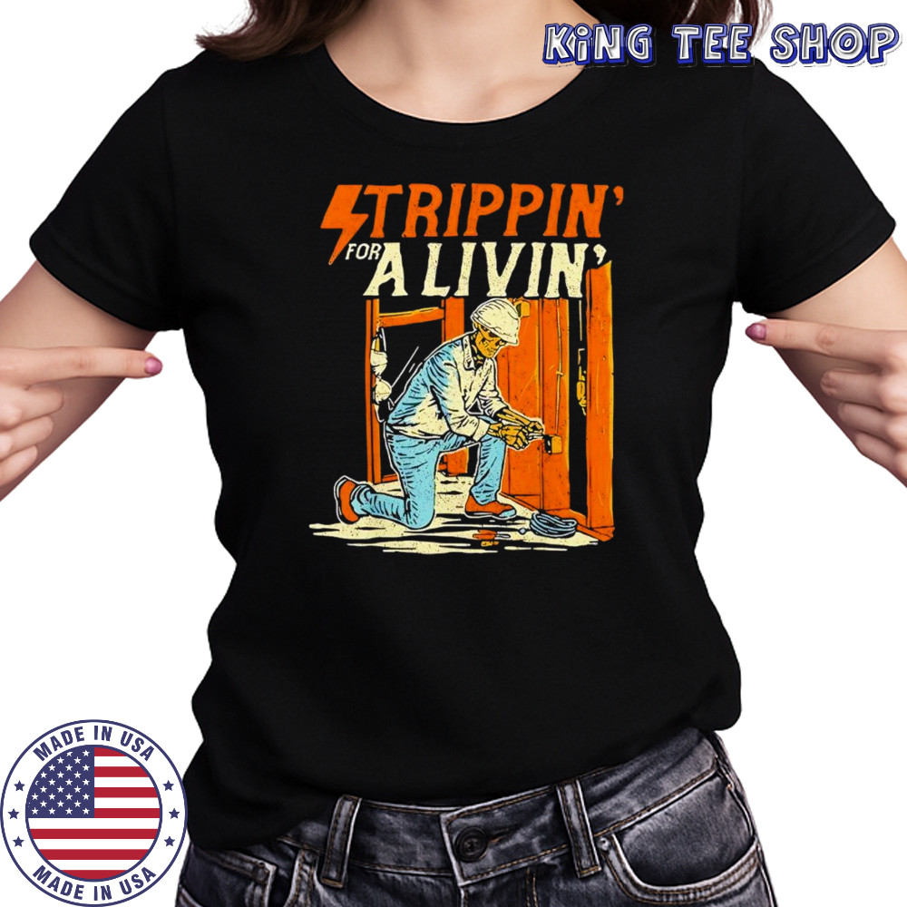 Stripping for a living electrical shirt Women's T-shirt
