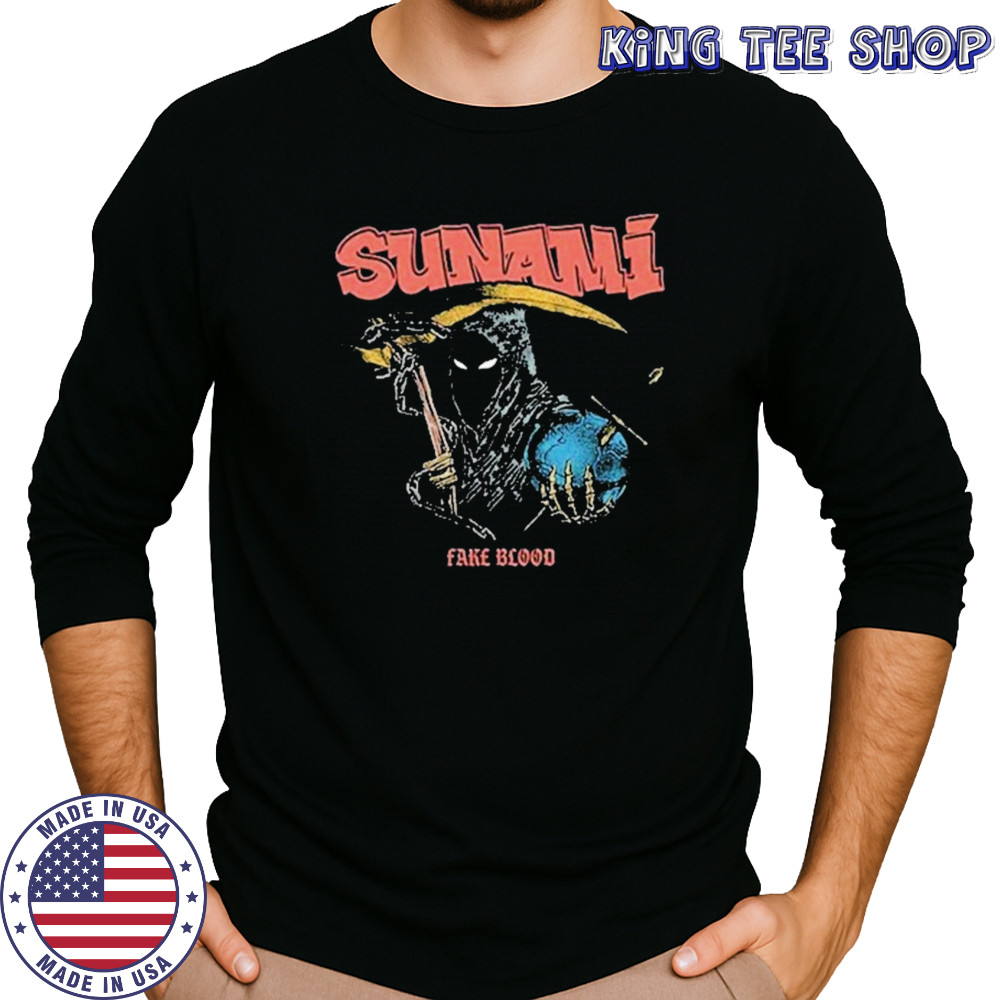 Sunami Fake Blood T-Shirt Long Sleeved