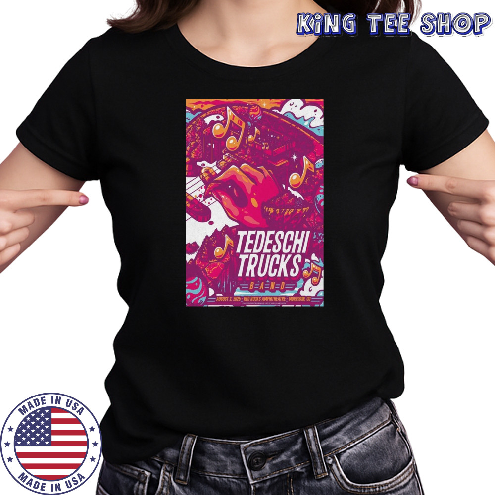 Tedeschi Trucks Band Aug 2 2025 In Morrison CO Poster T-Shirt Women's T-shirt