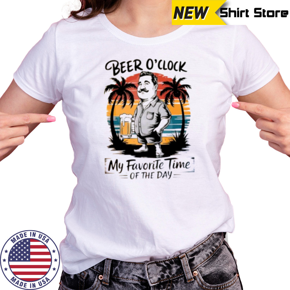 Beer O’clock my favorite time of the day vintage shirt Women's T-shirt