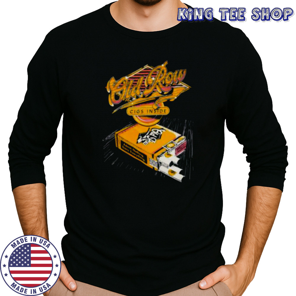 Cigs Inside Retro Shirt Long Sleeved