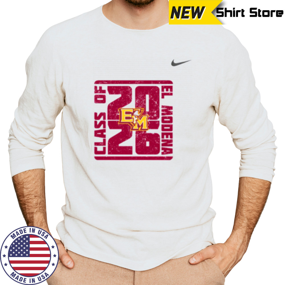 El Modena High School Class of 2020 Nike Dri FIT T Shirt Long Sleeved