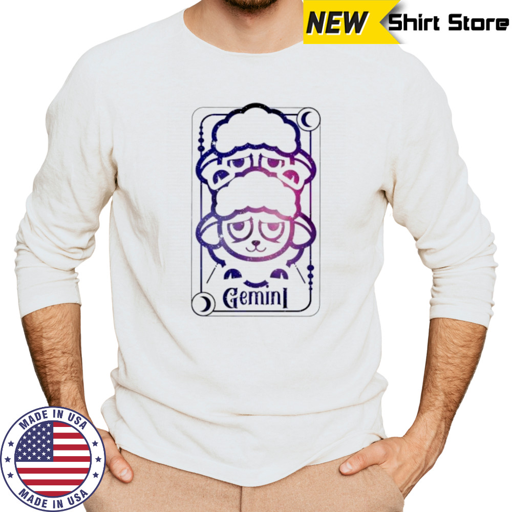 Gemini Galaxy Sign shirt Long Sleeved