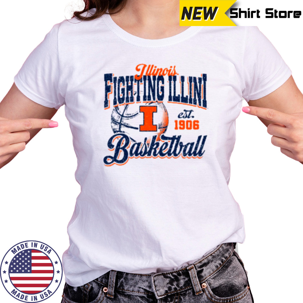 Illinois Basketball Shirt Retro Women's T-shirt