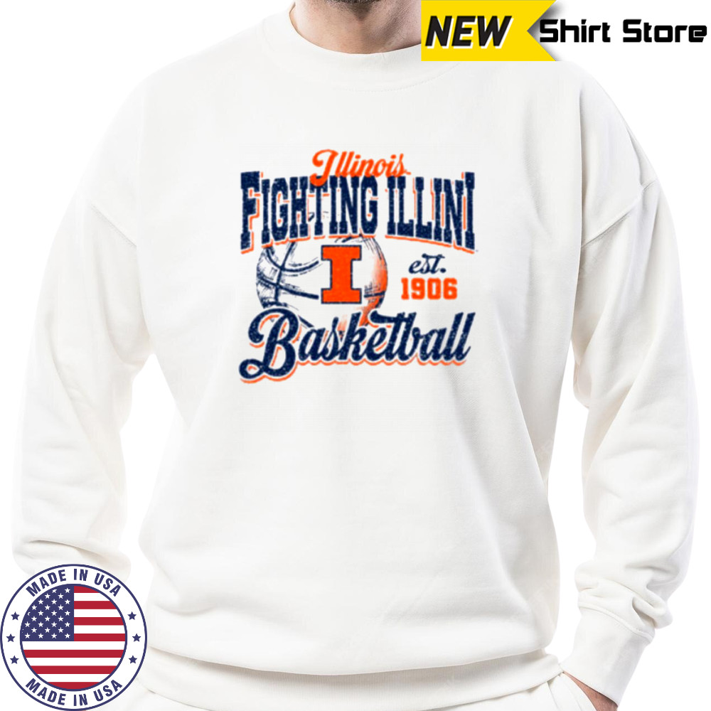 Illinois Basketball Shirt Retro Sweatshirt