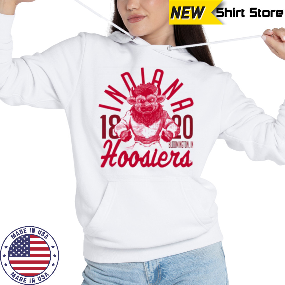 Indiana Hoosiers Script Bison Shirt Hoodie