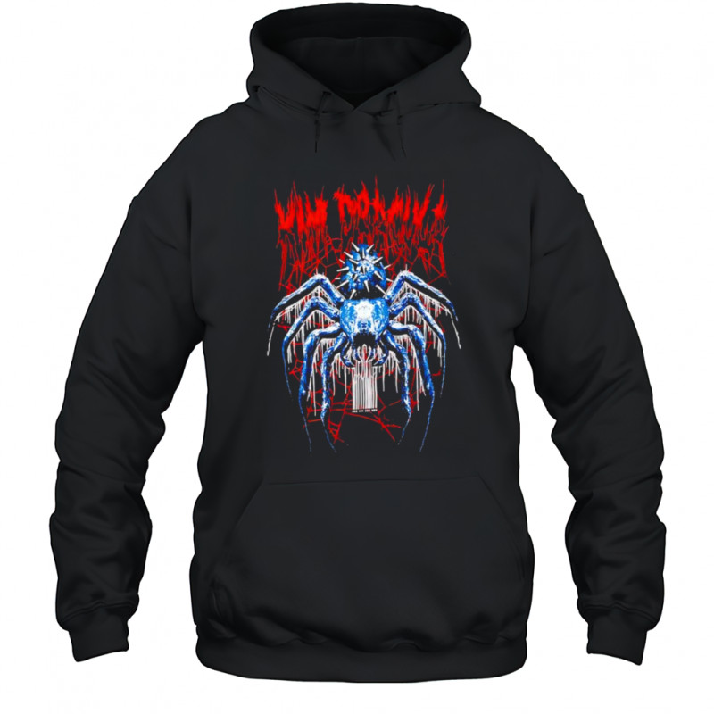 Kim Dracula Spiked Spider shirt Hoodie