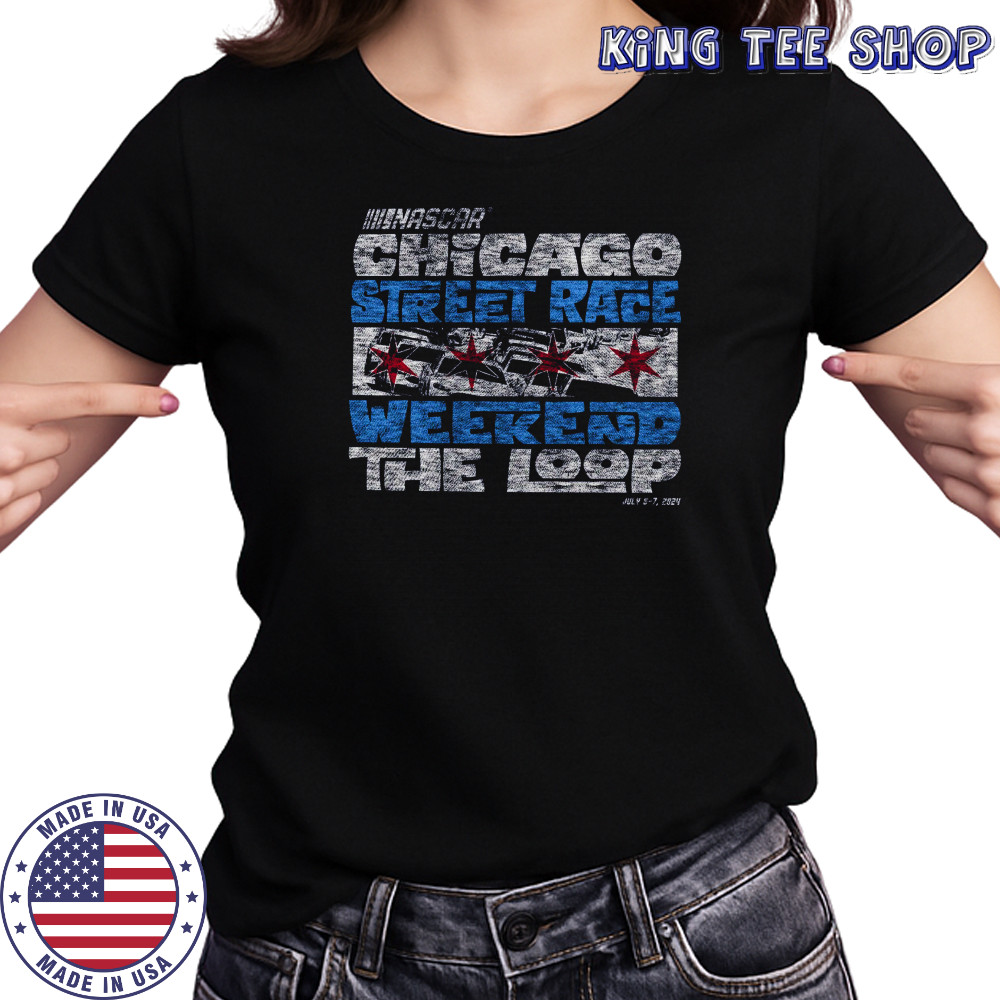 Nascar Chicago Street Race Weekend The Loop Navy ’47 Franklin T Shirt Women's T-shirt