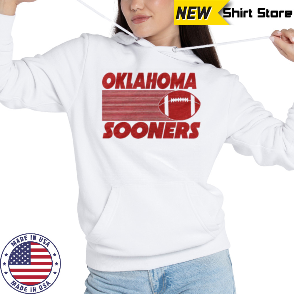 Oklahoma Sooners Vintage Stack Tri Blend T Shirt Hoodie