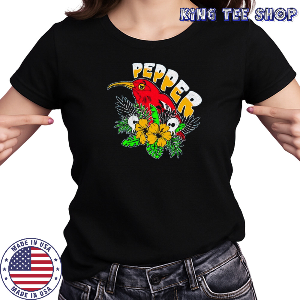 Pepper Iʻiwi Bird Sapphire T-shirt Women's T-shirt