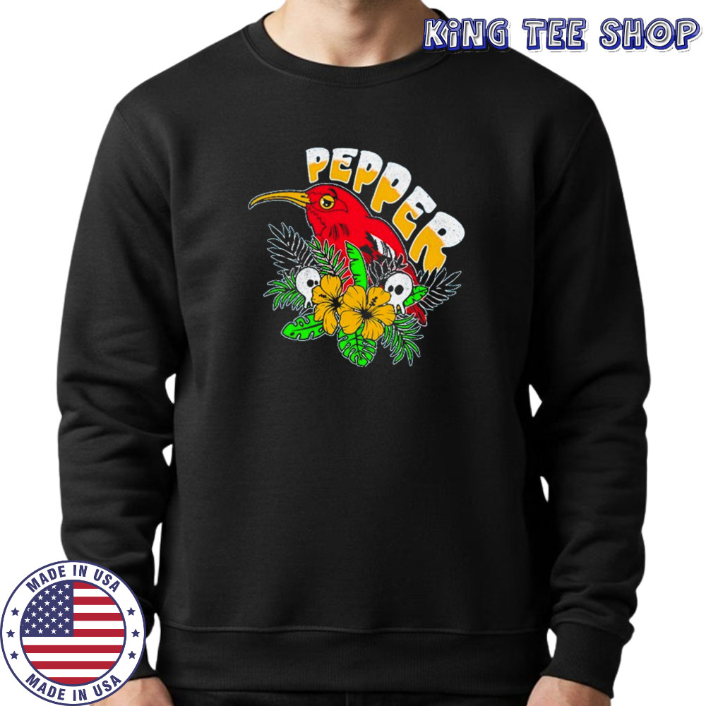 Pepper Iʻiwi Bird Sapphire T-shirt Sweatshirt