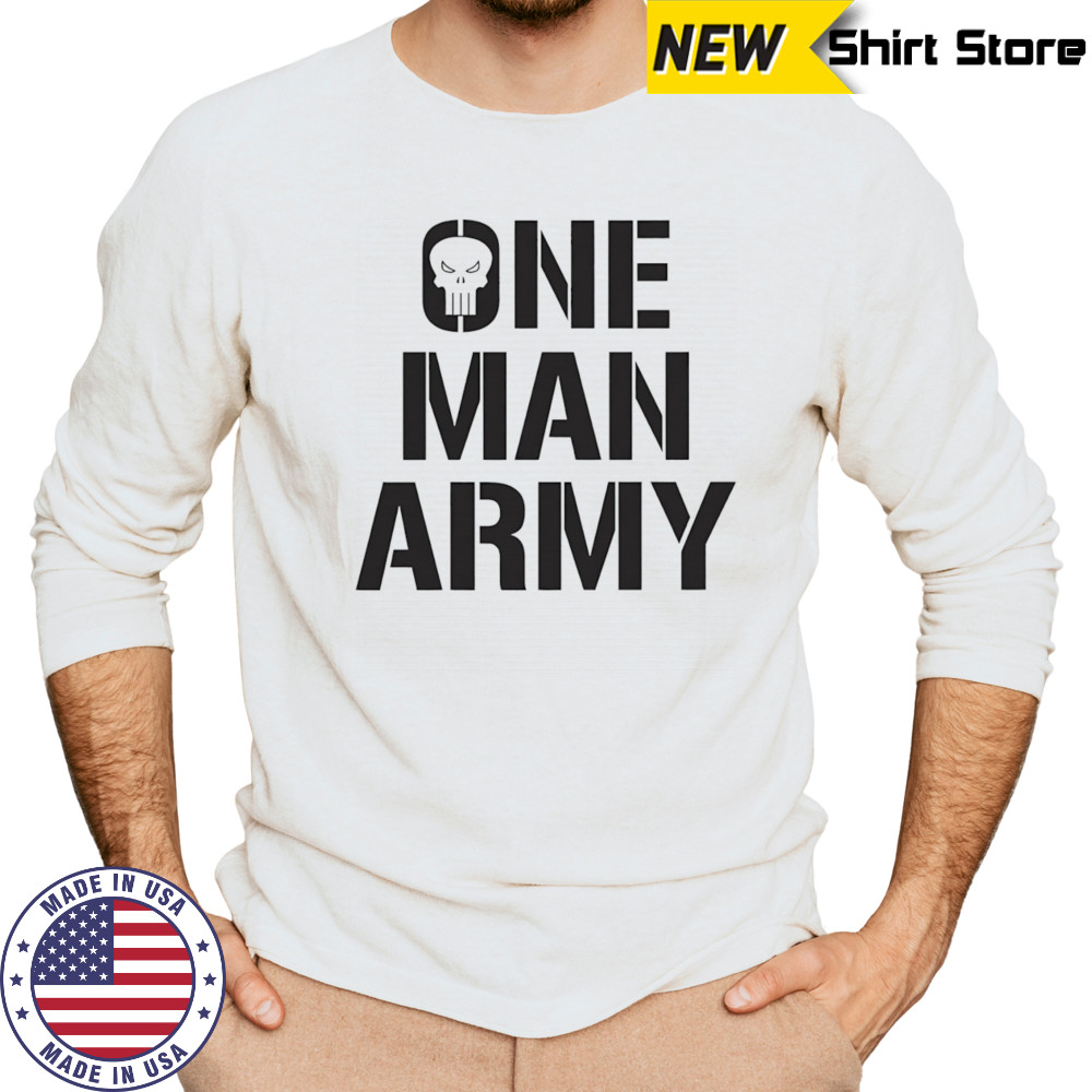 Punisher one man army shirt Long Sleeved