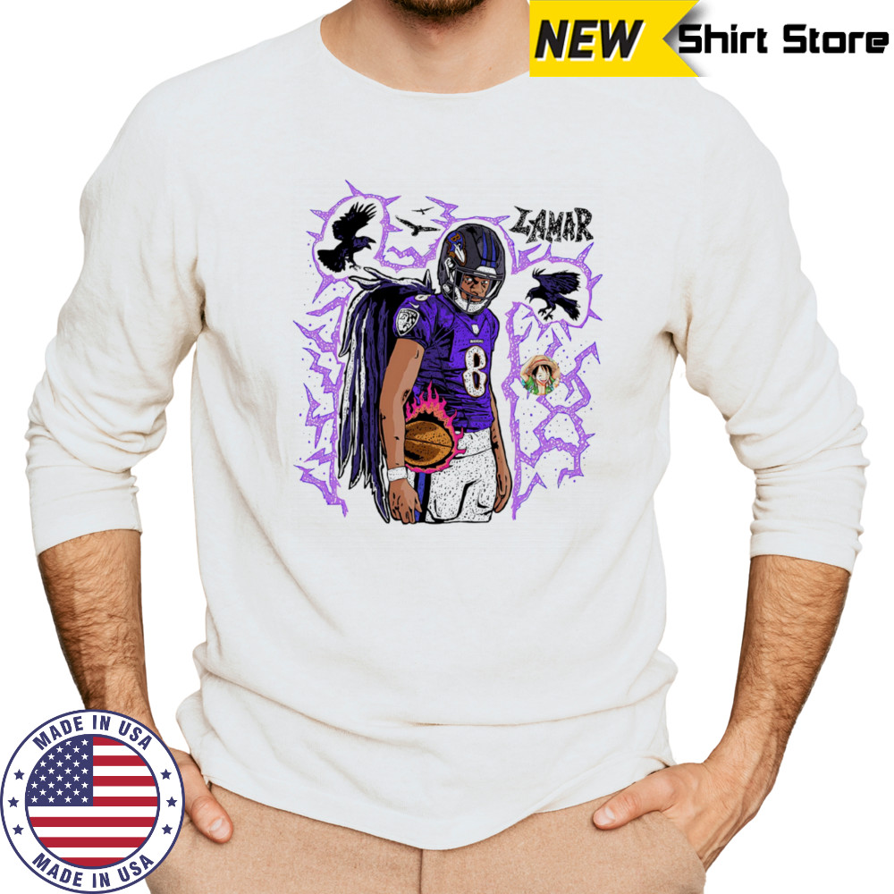Ravens Lamar shirt Long Sleeved