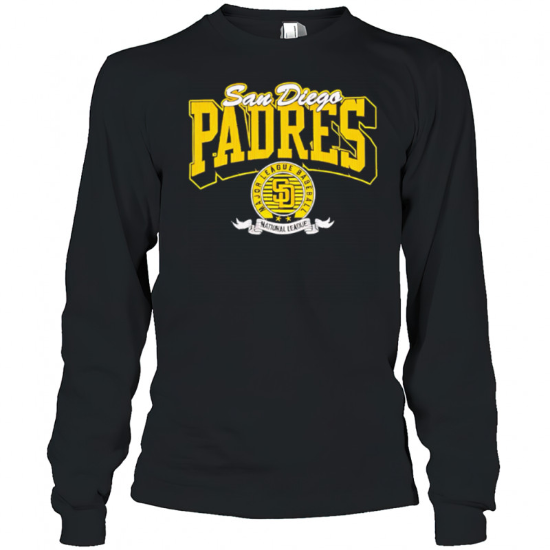 San Diego Padres Team Badge National League shirt Long Sleeved