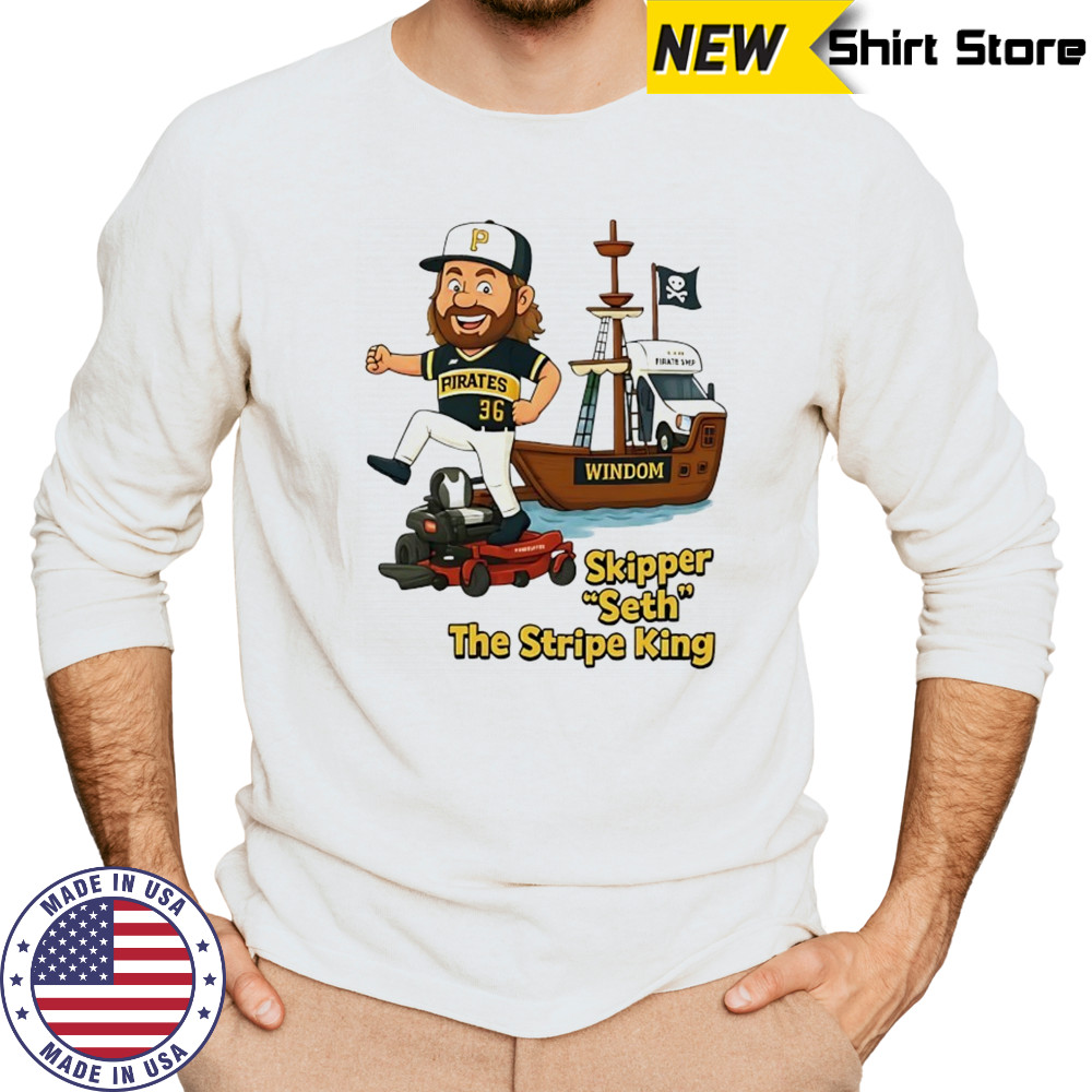 Skipper seth the stripe king shirt Long Sleeved