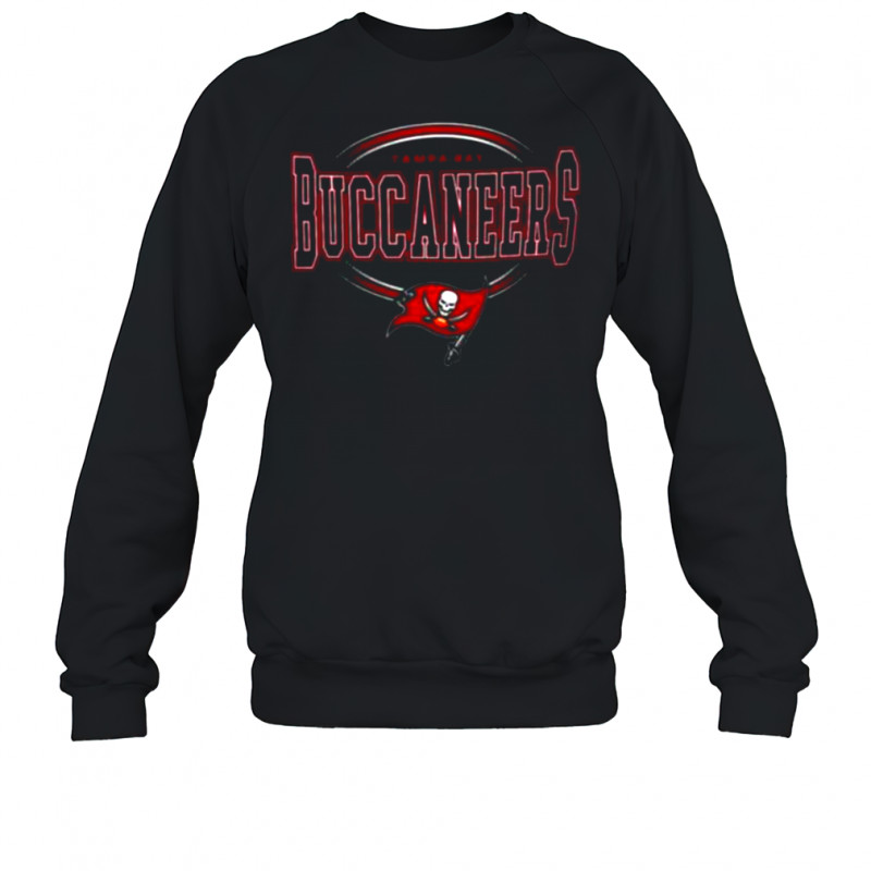 Starter Black Tampa Bay Buccaneers Team Track Graphic Long Sleeve T Shirt Sweatshirt