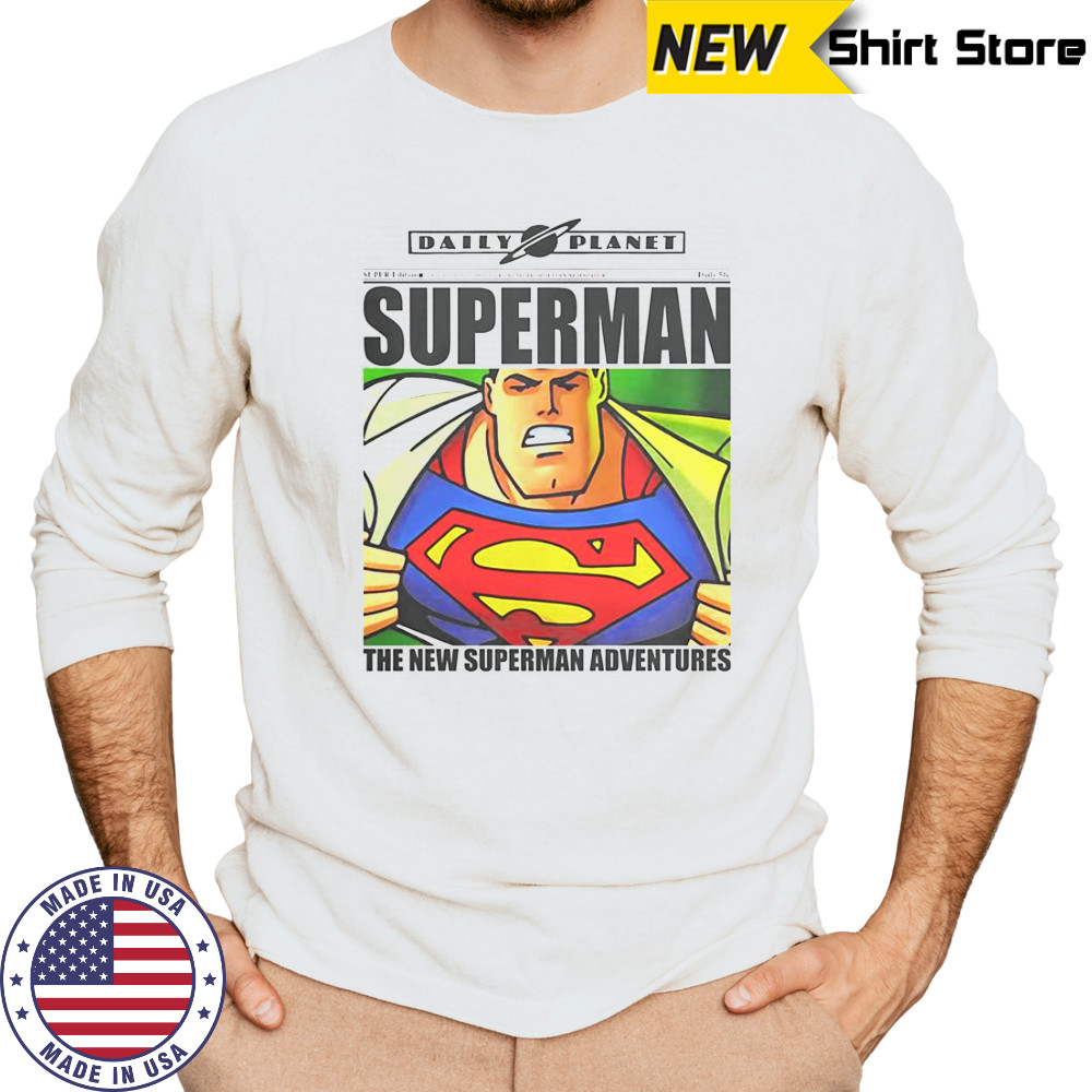 Superman The New Superman Adventures T-Shirt Long Sleeved