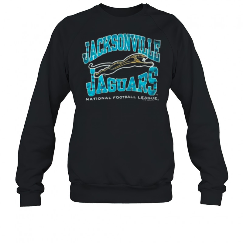 1993 Jacksonville Jaguars Vintage Big Spellout Banned Logo NFL Shirt Sweatshirt