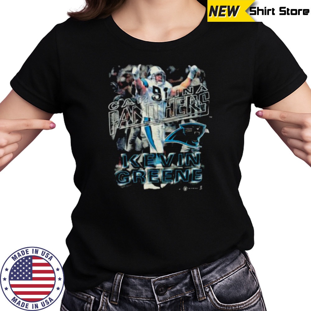 1997 Carolina Panthers Kevin Greene Vintage NFL Player Shirt Women's T-shirt