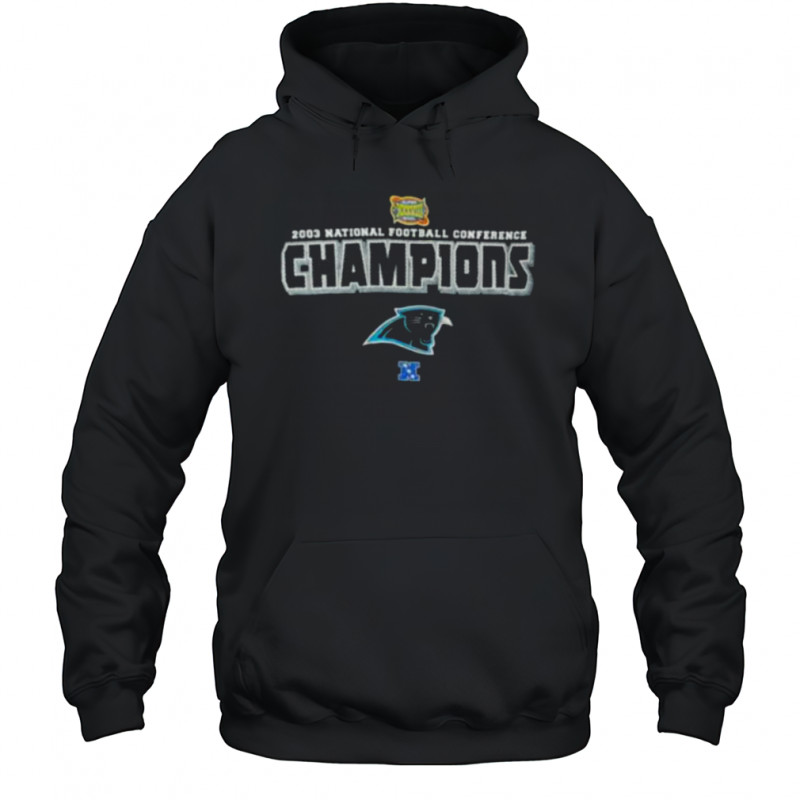 2003 Carolina Panthers NFC Champions Super Bowl XXXVIII Vintage NFL Shirt Hoodie