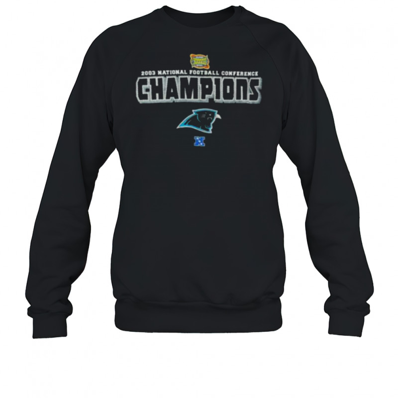 2003 Carolina Panthers NFC Champions Super Bowl XXXVIII Vintage NFL Shirt Sweatshirt