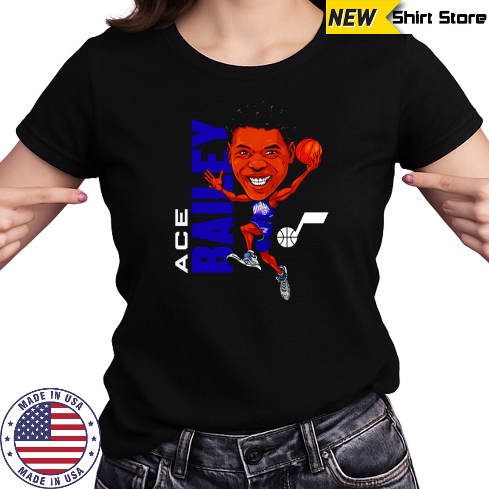 Ace Bailey Utah Jazz Caricature cartoon shirt Women's T-shirt