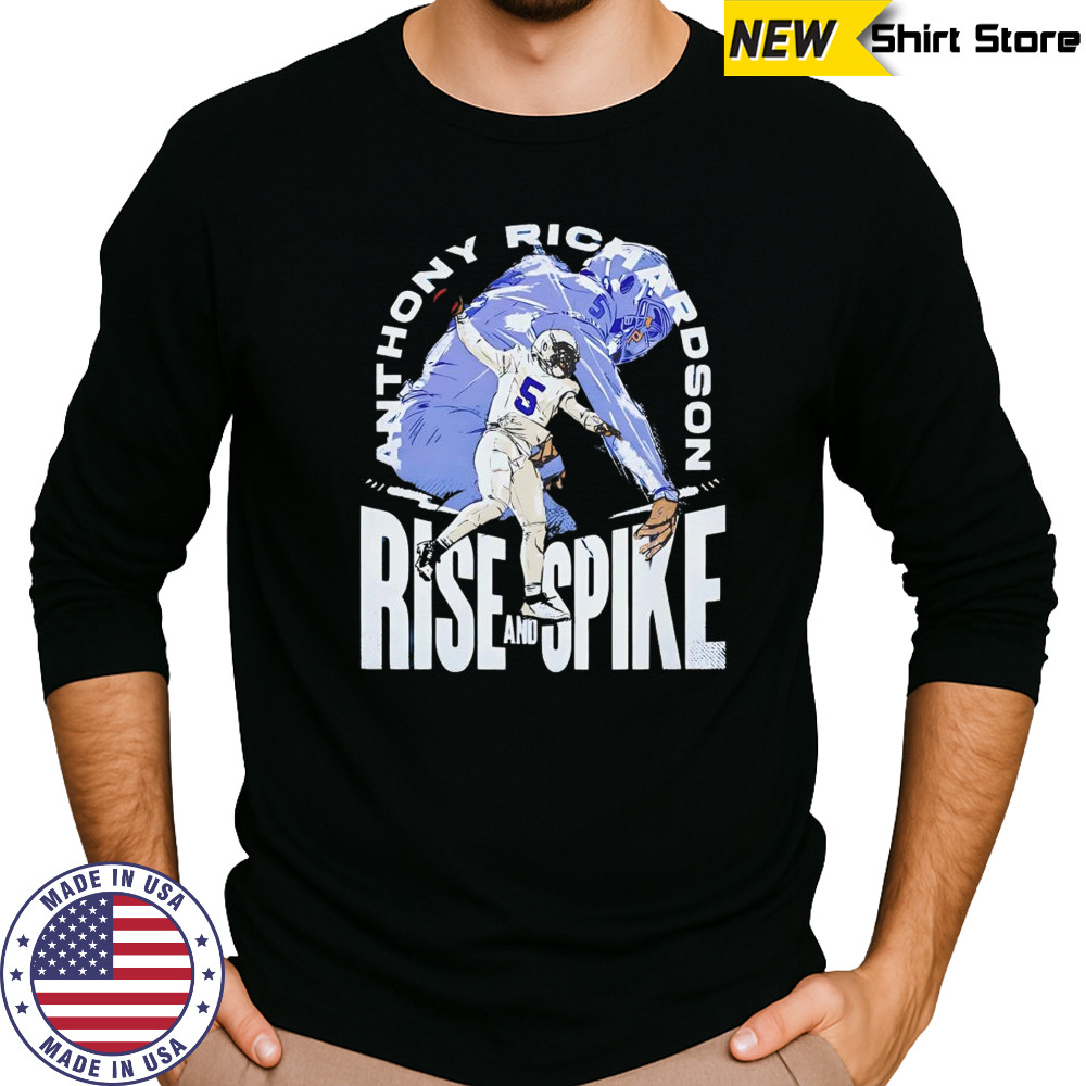 Anthony Richardson Indianapolis Colts rise and spike vintage shirt Long Sleeved