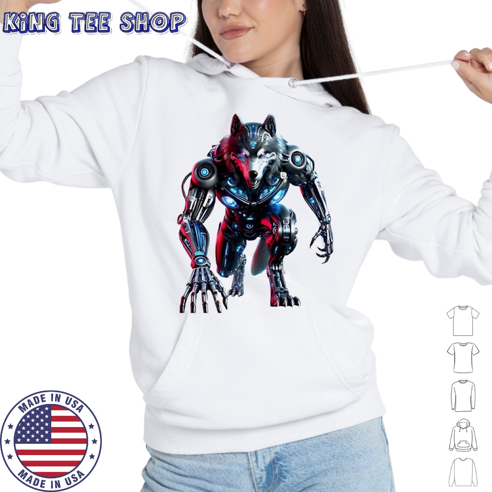 Apex Mech Wolf Robot shirt Hoodie