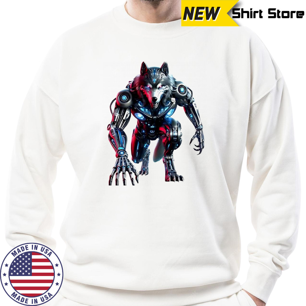Apex Mech Wolf Robot shirt Sweatshirt
