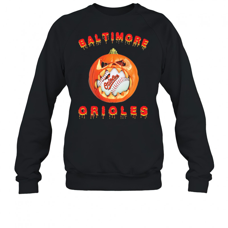 Baltimore Orioles Halloween Pumpkin Baseball 2025 shirt Sweatshirt