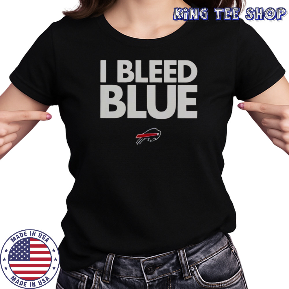 Buffalo Bills I Bleed Blue T-Shirt Women's T-shirt