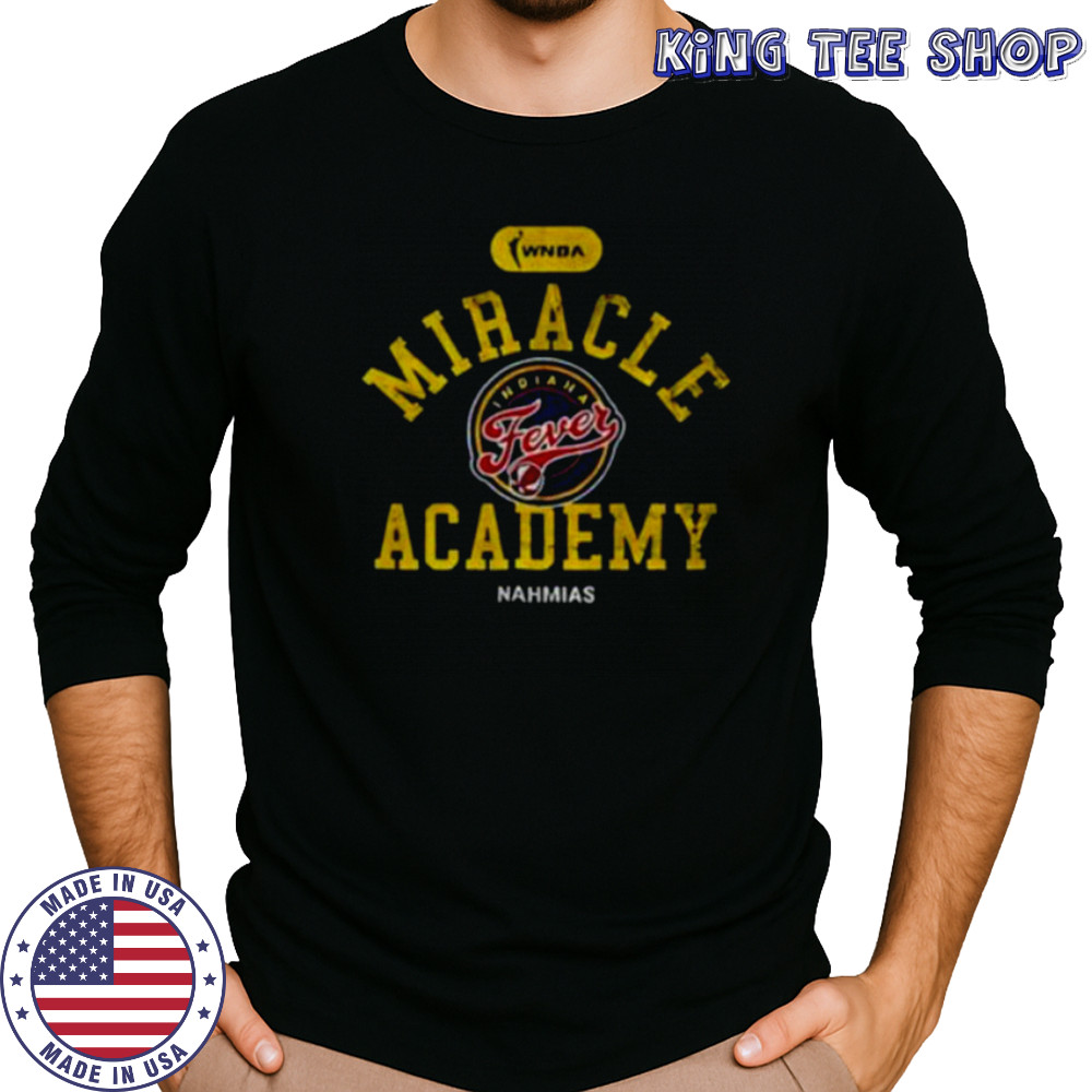 Caitlin Clark wearing Indiana Fever Miracle Academy WNBA Basketball shirt Long Sleeved