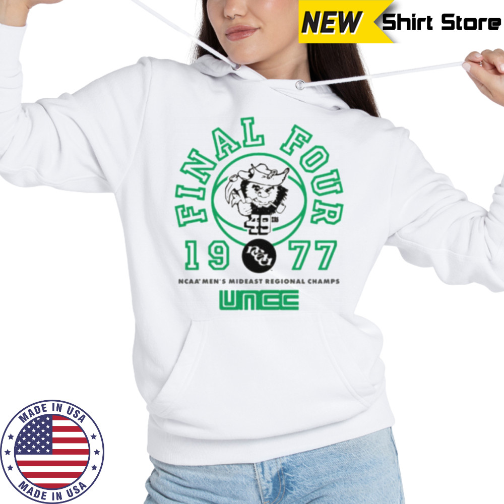 Charlotte 49ers 1977 Men’s Basketball Final Four Ringer SHirt Hoodie