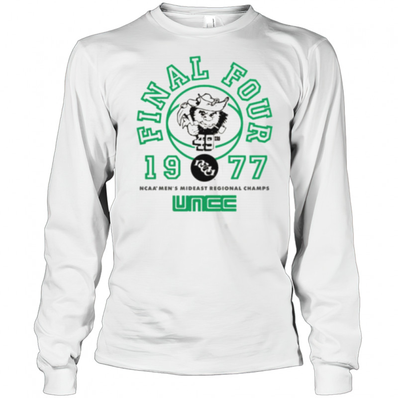 Charlotte 49ers 1977 Men’s Basketball Final Four Ringer SHirt Long Sleeved