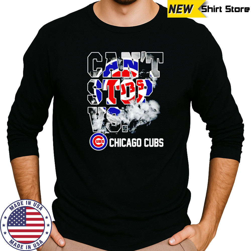 Chicago Cubs Baseball Can’t Stop Vs Cubs shirt Long Sleeved
