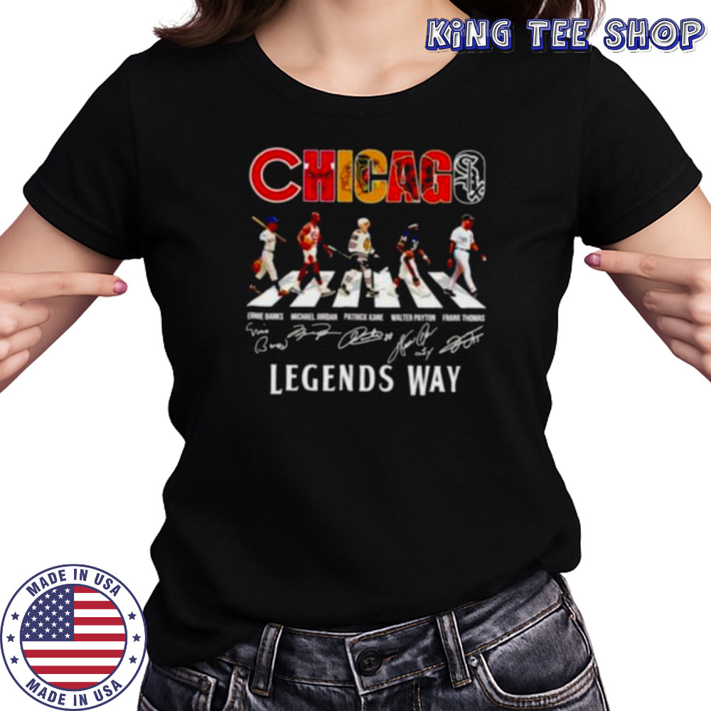 Chicago sports teams players legends way Abbey Road shirt Women's T-shirt