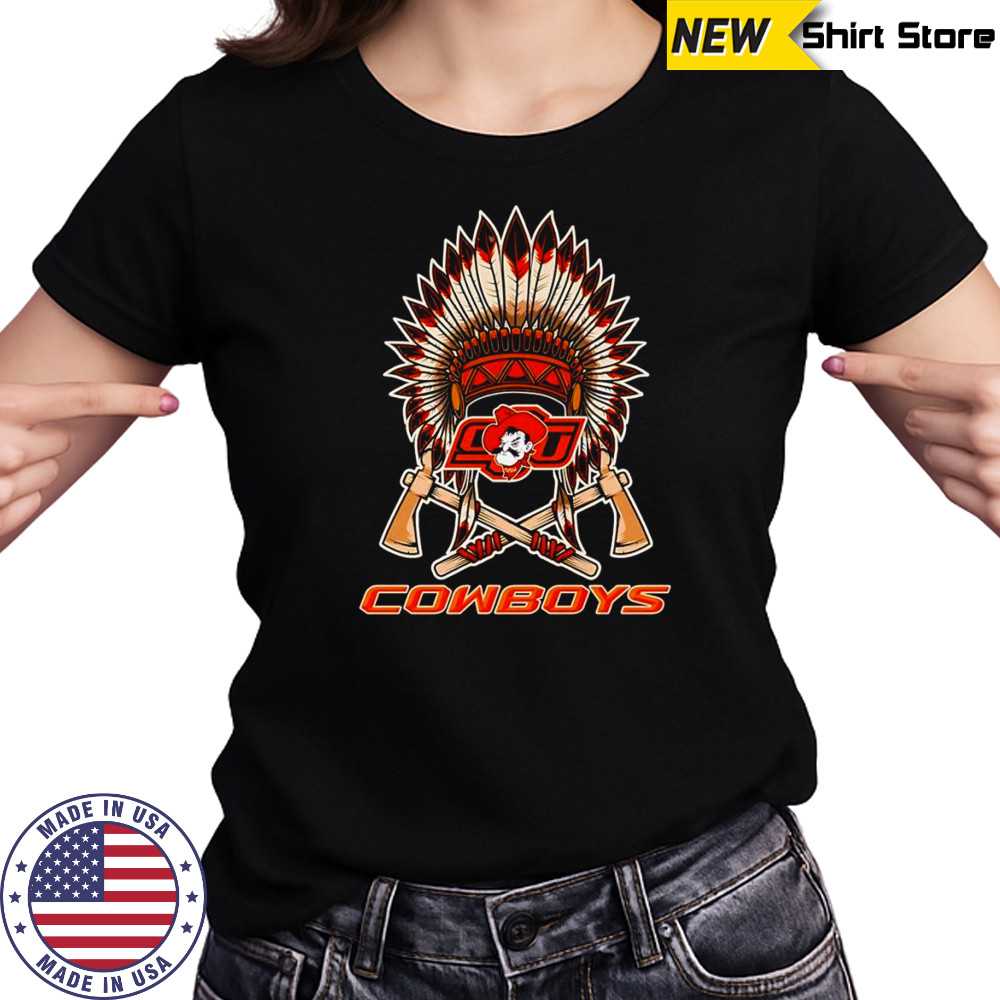 Chief headdress Oklahoma State Cowboys shirt Women's T-shirt