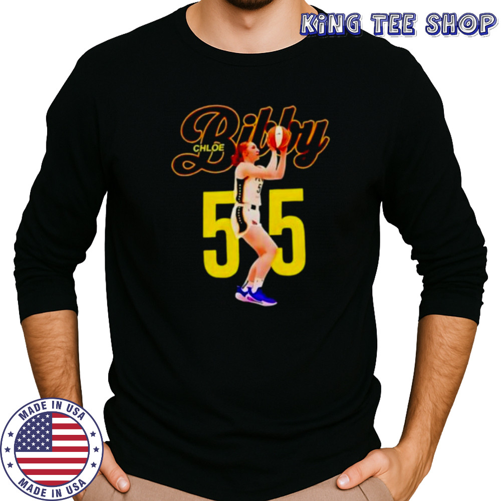 Chloe Bibby jump shot Indiana Fever WNBA shirt Long Sleeved