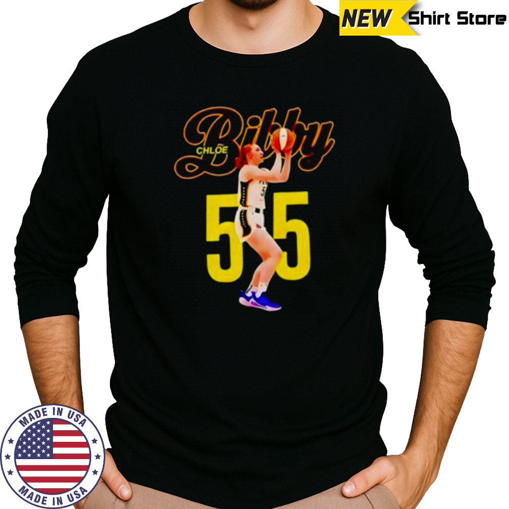 Chloe Bibby jump shot Indiana Fever WNBA shirt Long Sleeved