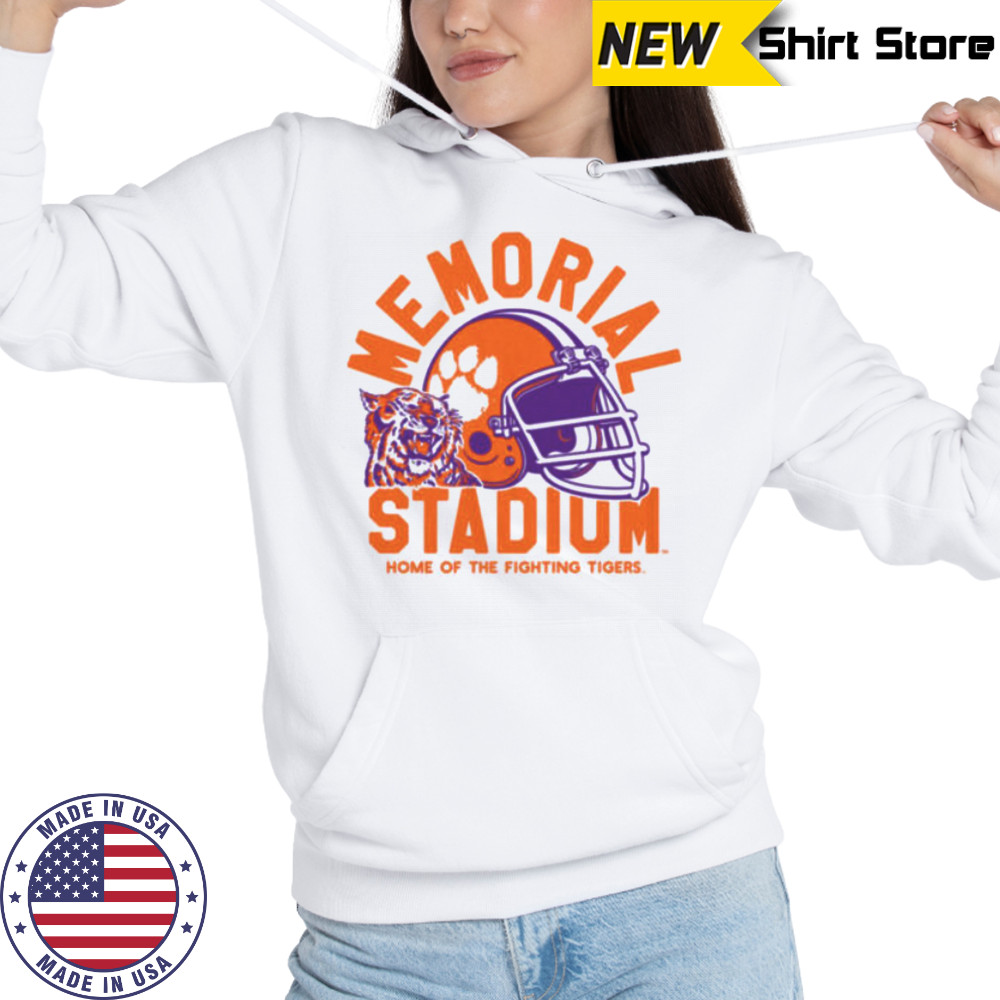 Clemson 55th Anniversary Tiger Paw Football Ringer Shirt Hoodie