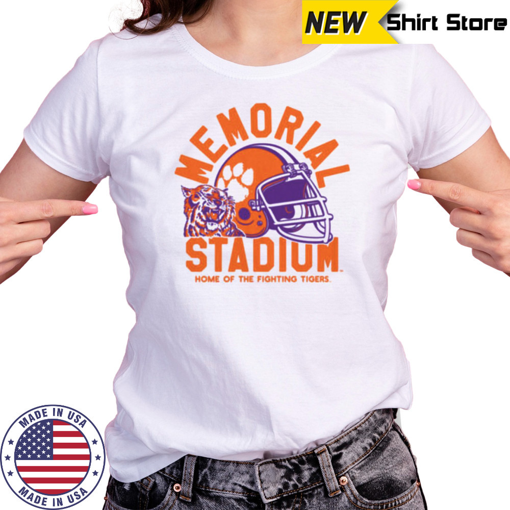Clemson 55th Anniversary Tiger Paw Football Ringer Shirt Women's T-shirt