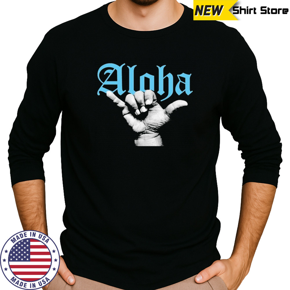 Common Kings Aloha Hand T-shirt Long Sleeved