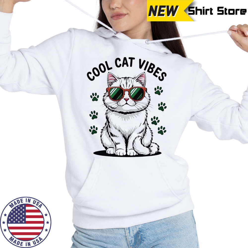 Cool Cat Vibes style shirt Hoodie