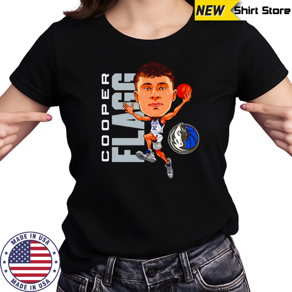 Cooper Flagg Dallas Mavericks Caricature cartoon shirt Women's T-shirt