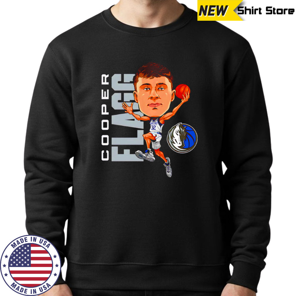 Cooper Flagg Dallas Mavericks Caricature cartoon shirt Sweatshirt