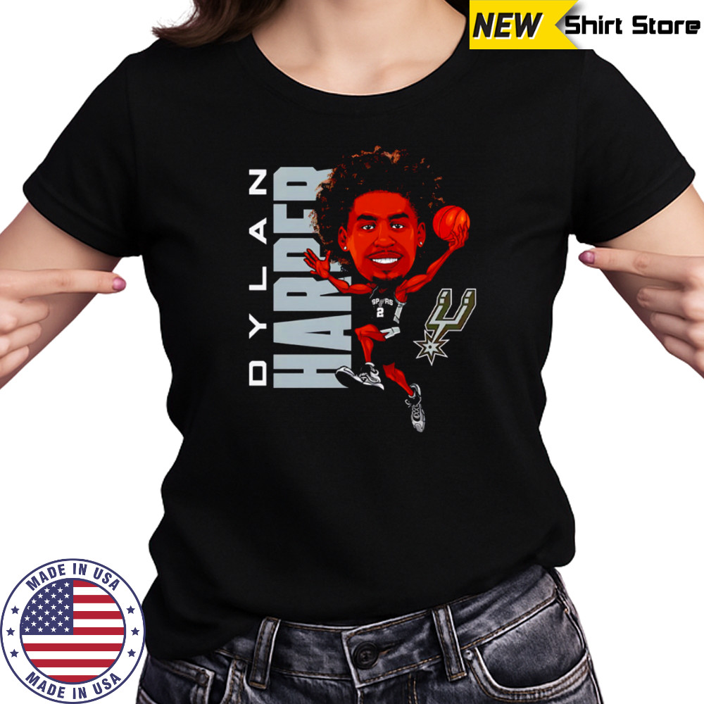 Dylan Harper San Antonio Spurs Caricature cartoon shirt Women's T-shirt