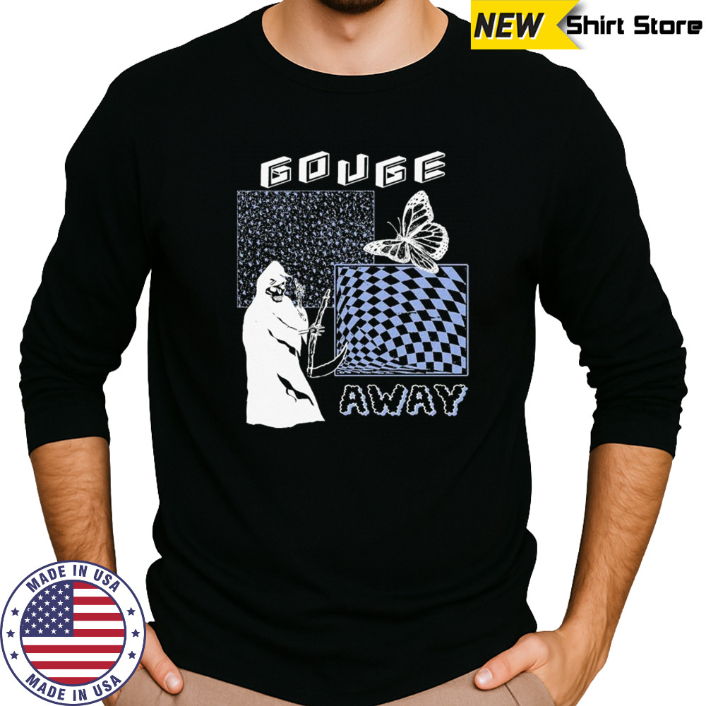Gouge Away Butterfly Reaper T-shirt Long Sleeved