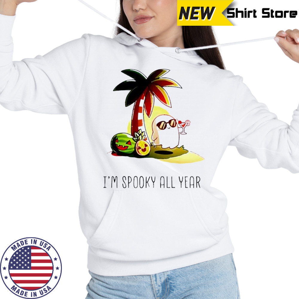 Hi Five Ghost I’m Spooky All Year Halloween shirt Hoodie