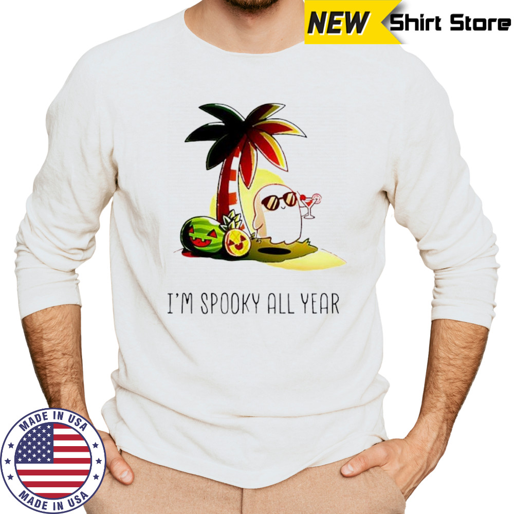 Hi Five Ghost I’m Spooky All Year Halloween shirt Long Sleeved