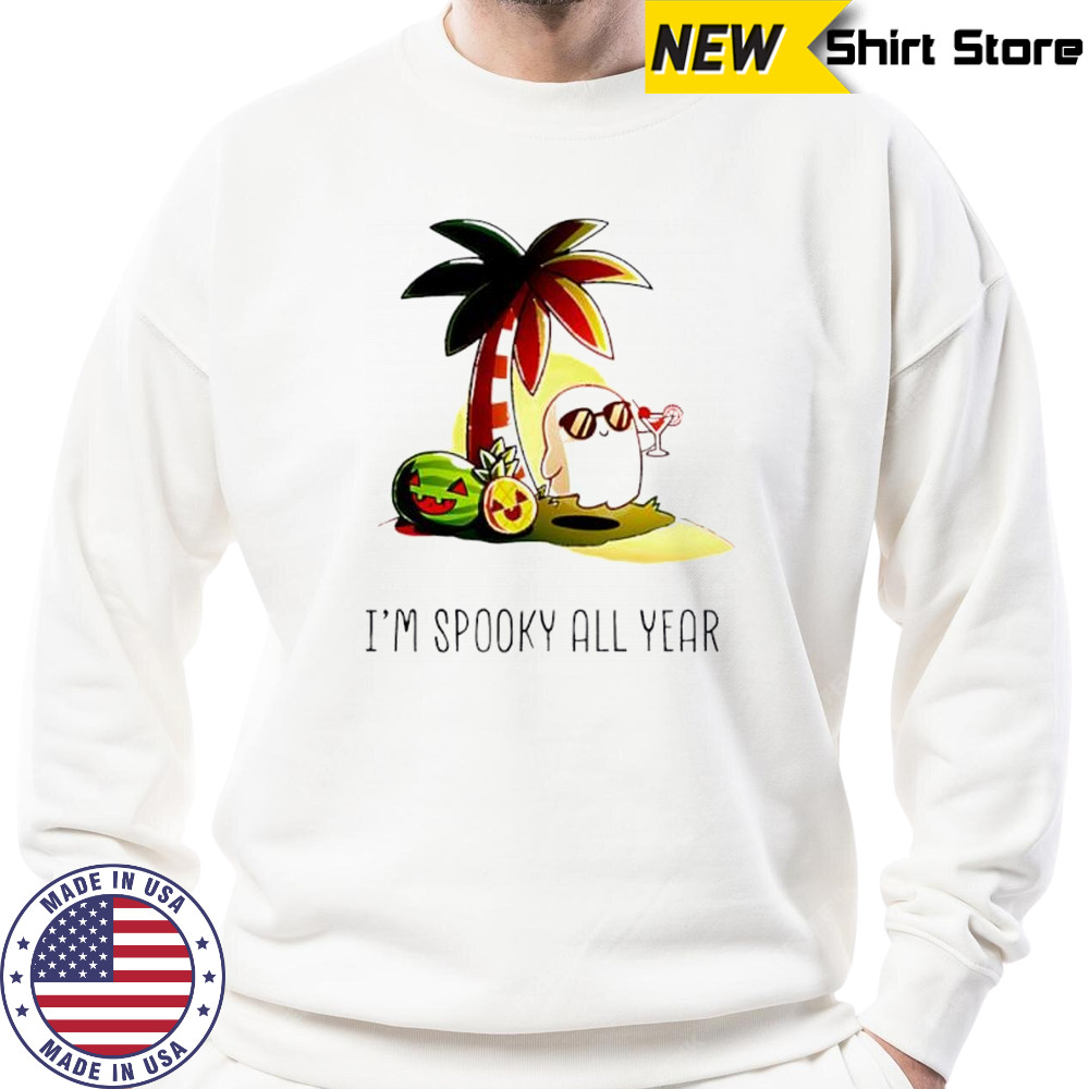 Hi Five Ghost I’m Spooky All Year Halloween shirt Sweatshirt